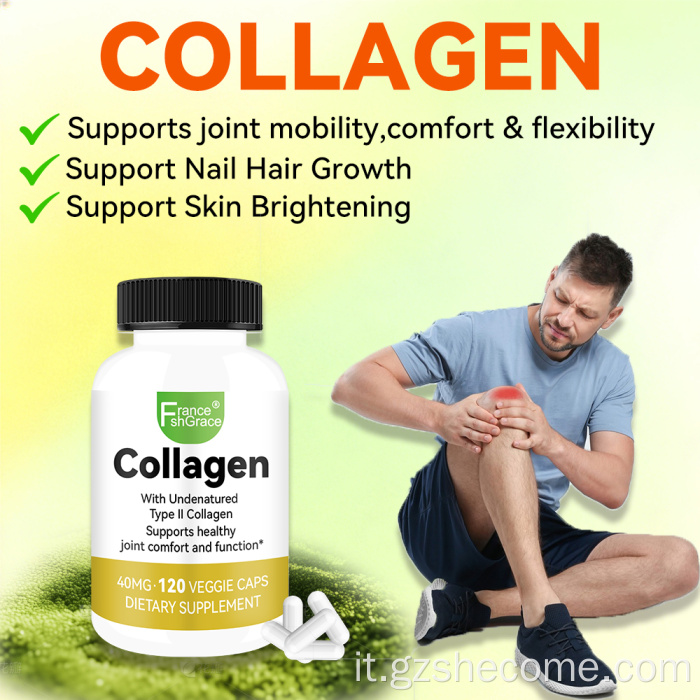 Capsule di collagene con comfort articolare standardizzato